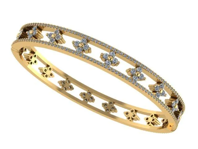 5 ct Diamond Bangle Bracelet