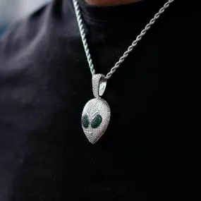 Alien Head Emoji Pendant