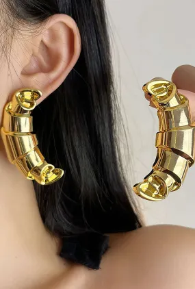 Baguette Design Earrings