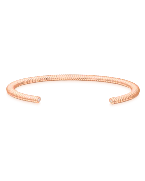 Daisy Bangle - 18K Rose Vermeil