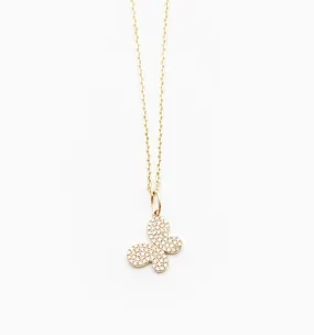 Diamond Butterfly Necklace