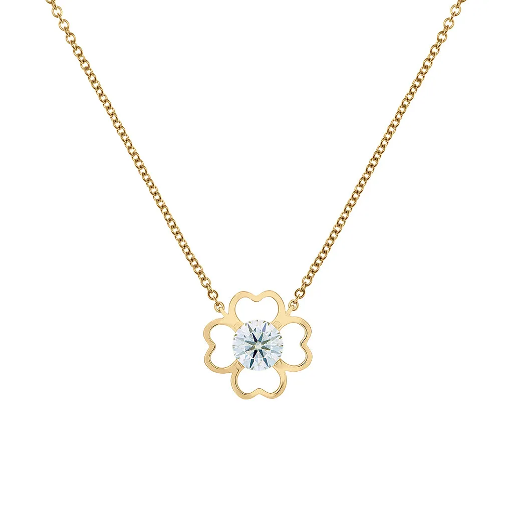 Diamond2 Flower Pendant