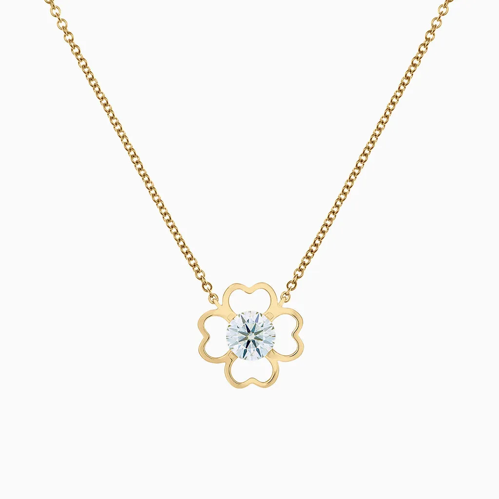 Diamond2 Flower Pendant