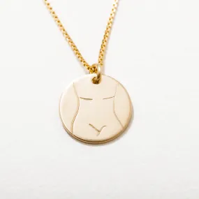 Double Mastectomy Pendant Necklace