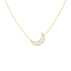 Enamel Moon Necklace