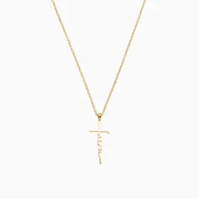 Faith Cross Necklace