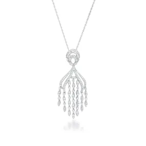 Freeflowing Sashay Diamond Pendant