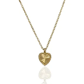 14K Gold Heart Pendant Necklace for Women - Elegant Jewelry Gift Idea