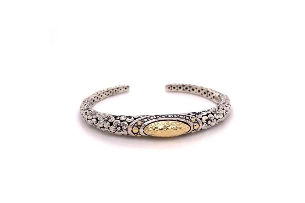 Ijen Bangle- Silver And Gold