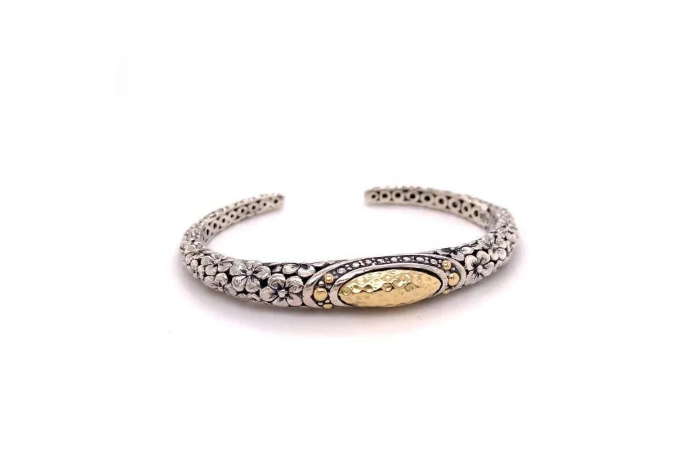 Ijen Bangle- Silver And Gold