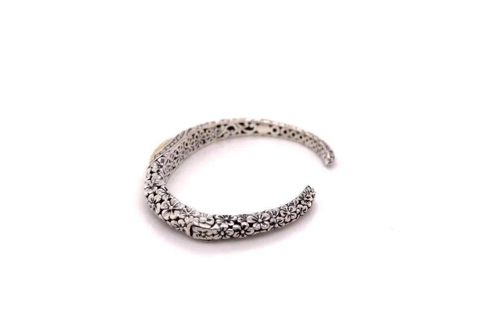 Ijen Bangle- Silver And Gold