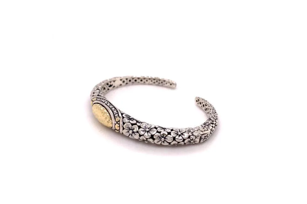 Ijen Bangle- Silver And Gold