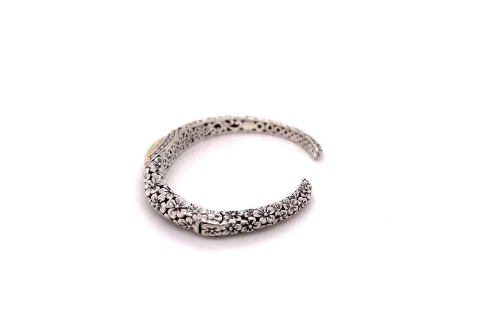 Ijen Bangle- Silver And Gold