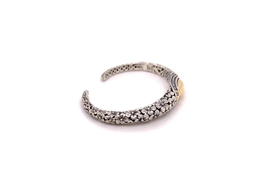 Ijen Bangle- Silver And Gold