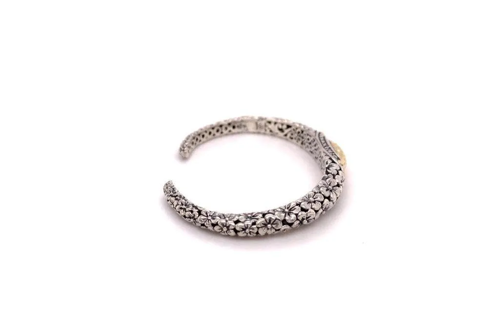 Ijen Bangle- Silver And Gold