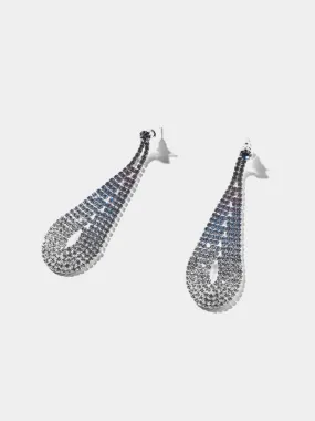 Jewelled Water Drop Earring