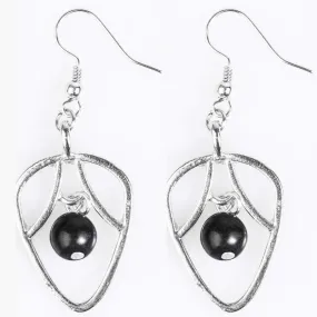 Jitterbug Black Earrings