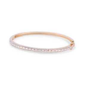 SALLY BAGUETTE AND BRILLIANT DIAMOND BANGLE