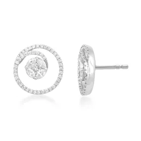 Sphere Diamond Earrings*