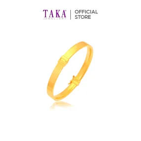 TAKA Jewellery 916 Gold Classic Bangle